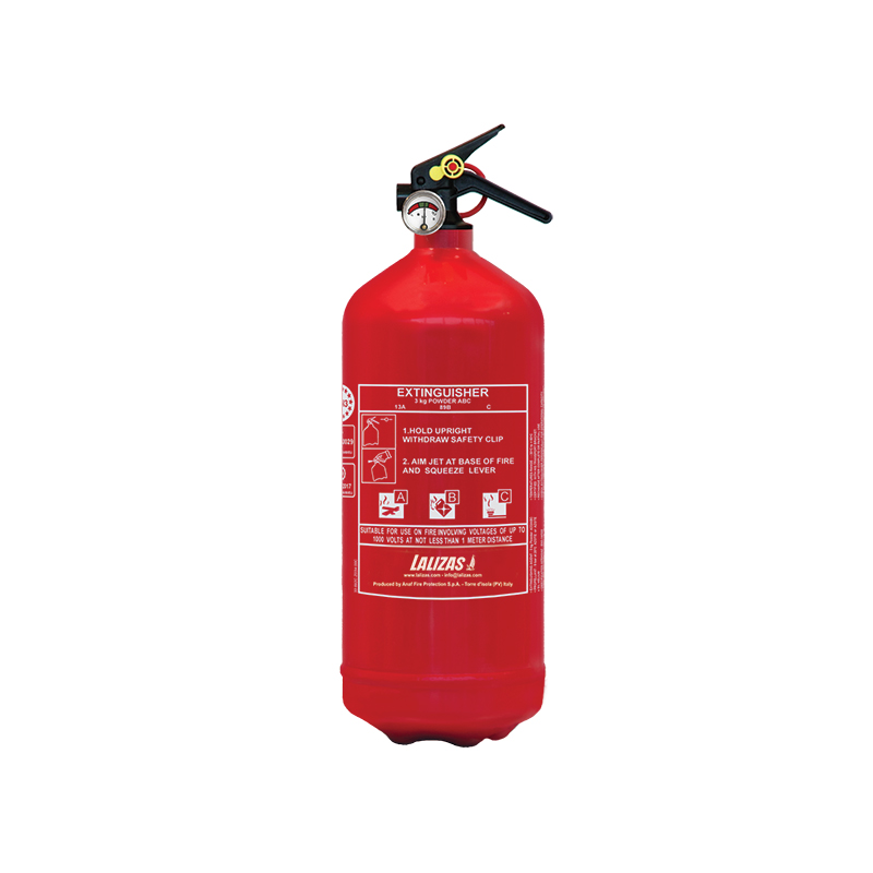 [704451] LALIZAS vatrogasni aparat 3kg + nosač, prah, MED (EN,IT,GR) image
