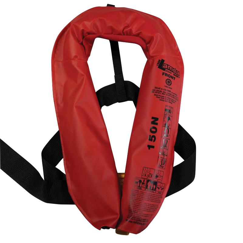 [711071] LALIZAS Inflatable Lifejacket Lamda, Auto, 150N, w/ Zipper, SOLAS/MED-MER image