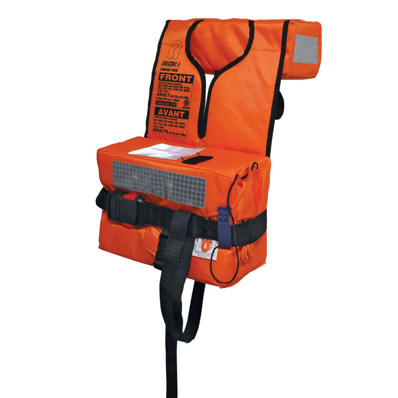 [722142] LALIZAS Foam Folding Lifejacket Compact Mini, SOLAS/MED, Adult, Orange image