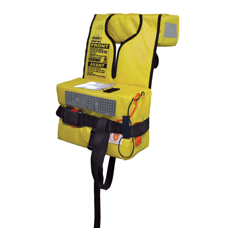 [722143] LALIZAS Foam Folding Lifejacket Compact Mini, SOLAS/MED, Adult, Yellow image