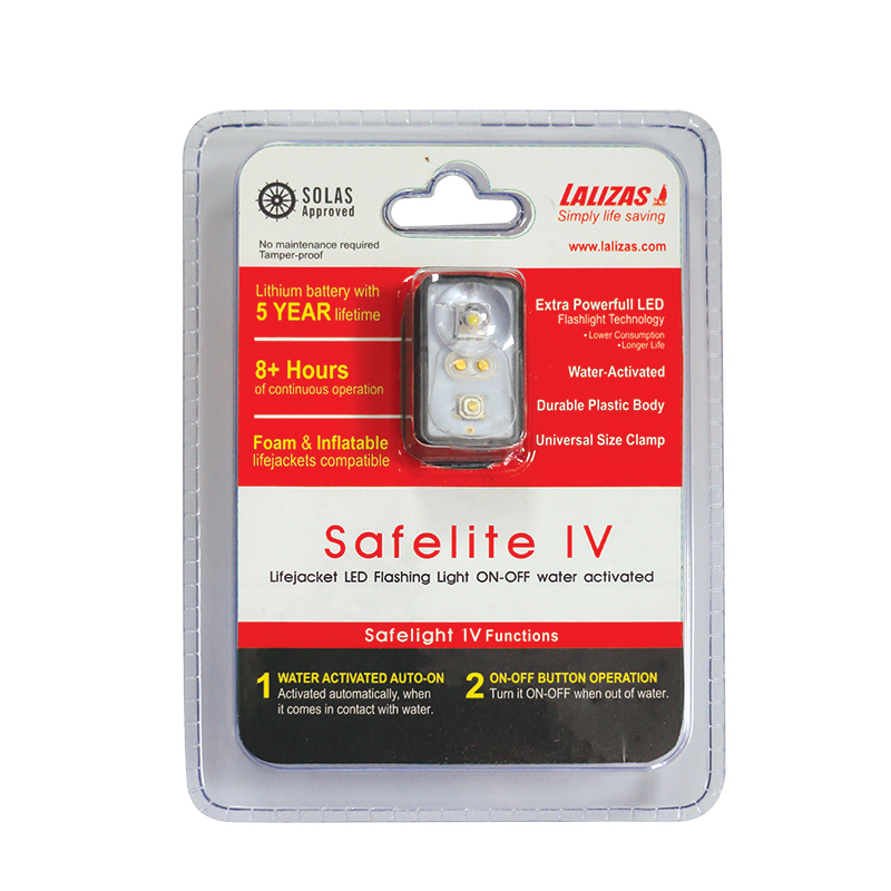 [723491] LALIZAS LED svjetlo za pojas Safelite  IV, ON-OFF, SOLAS/MED/USCG-MER/TC (BLISTER) image