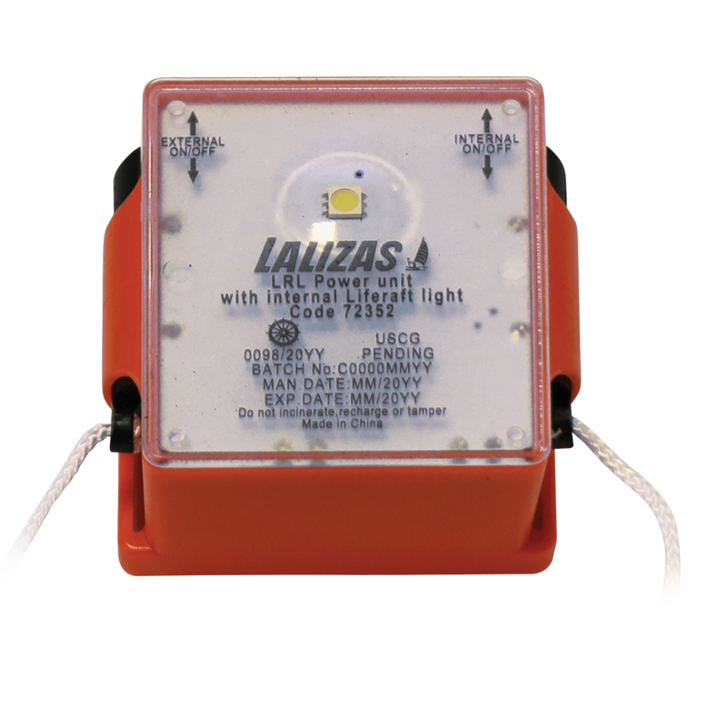 [72352] LALIZAS LRL jedinica napajanja s unut. svjetlom za splav SOLAS/MED/USCG image