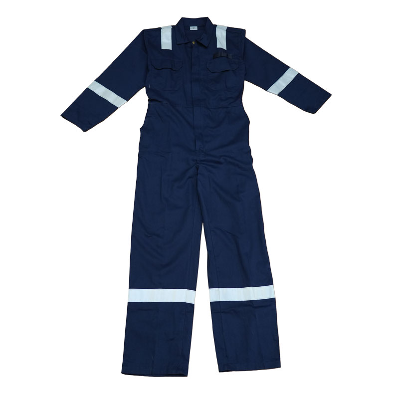 [72644] Workwear coverall, navy blue, cotton 200gsm, size Small image