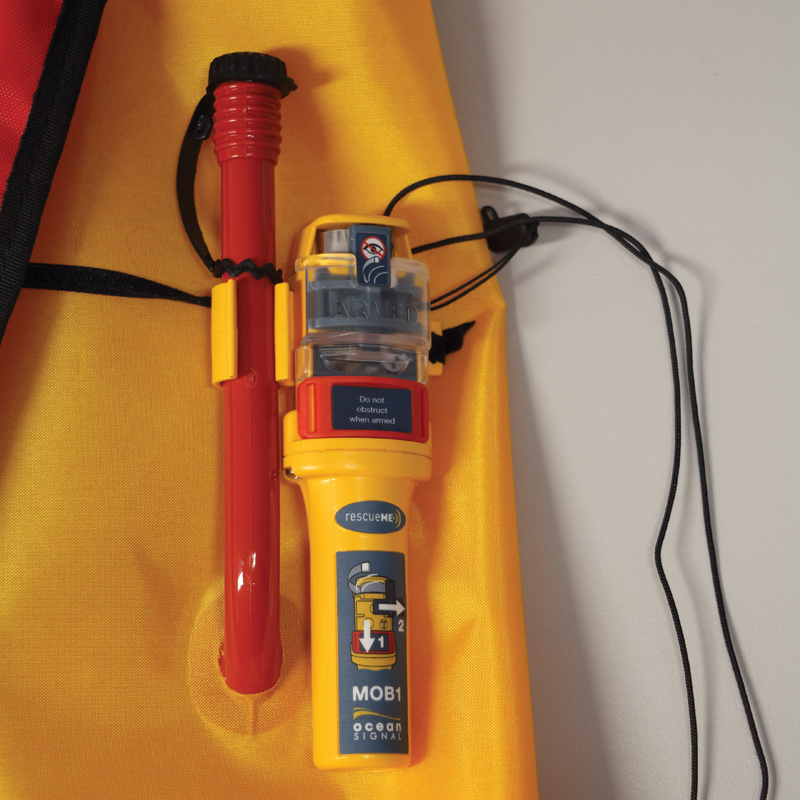 Lamda Inflatable Lifejacket Auto, 150N & 275N, SOLAS/MED-MER with Ocean Signal MOB1, set image #2