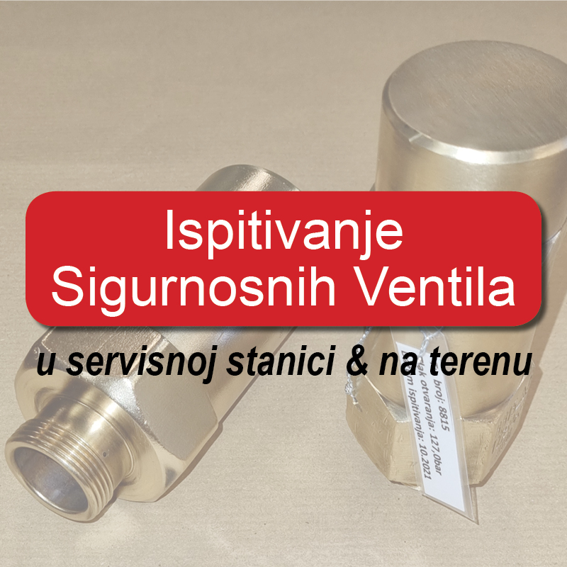 Ispitivanje sigurnosnih ventila - u servisnoj stanici & na terenu image #1