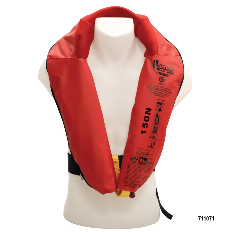 Lamda, Inflatable Lifejacket, SOLAS/MED-MER image #1