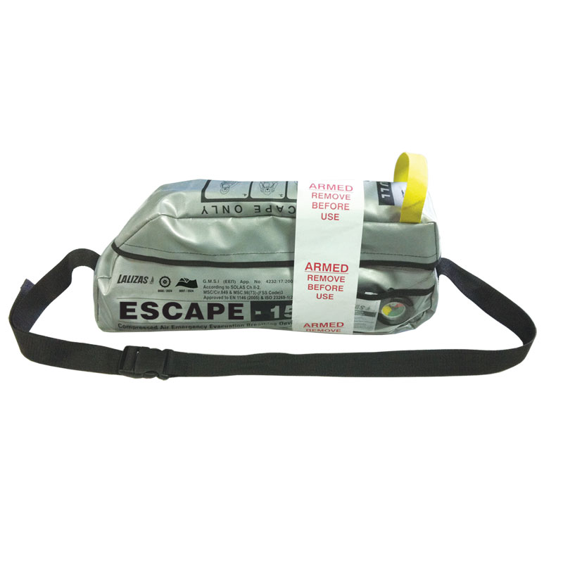 LALIZAS Emergency Evacuation Breathing Device ''ESCAPE-15'' (EEBD), SOLAS/MED-MER image #1