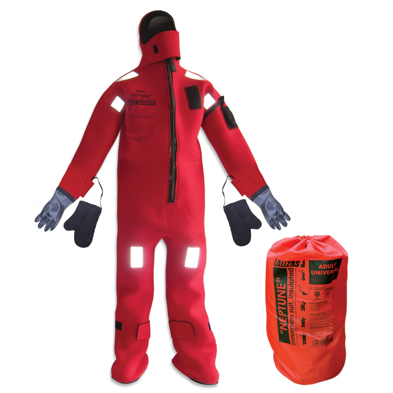 [72747] LALIZAS Immersion Suits 'Neptune', SOLAS, Xlarge, Insulated - with rubber gloves image