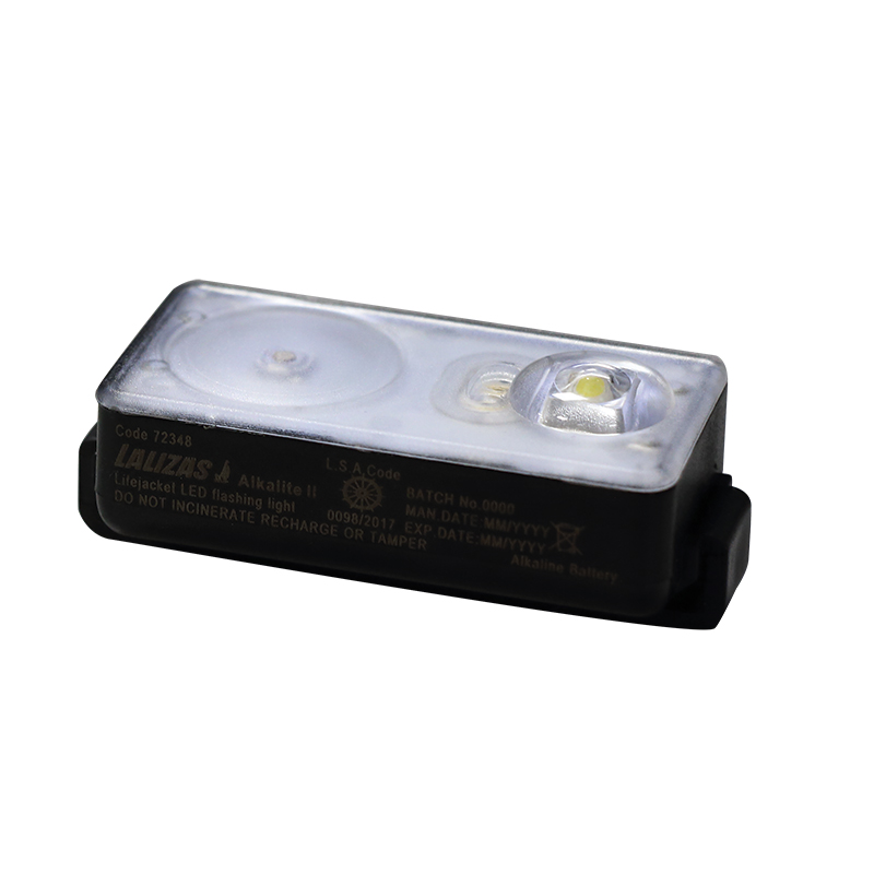 [72348] LALIZAS Lifejacket LED flashing light "Alkalite II" ON-OFF water activated, USCG/SOLAS/MED image