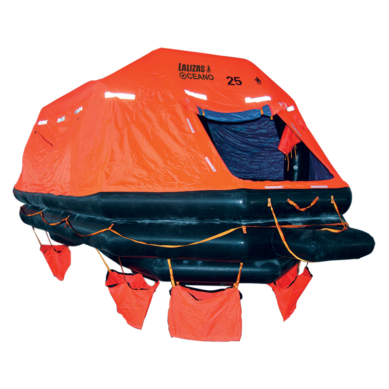[72550] LALIZAS Liferaft SOLAS OCEANO, Throw-overboard Self-righting Type, 50 prs. canister (A) image