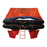 [79869] LALIZAS Liferaft SOLAS OCEANO,Throw-overboard Type,10 prs,canister (A) image