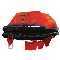 [79909] LALIZAS Liferaft SOLAS OCEANO,Throw-overboard Type,20 prs,canister (B) image