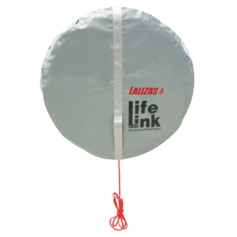 Set Lifebuoy Ring SOLAS 75cm, Lifeb. Light 71325, 30m rope, case gray image