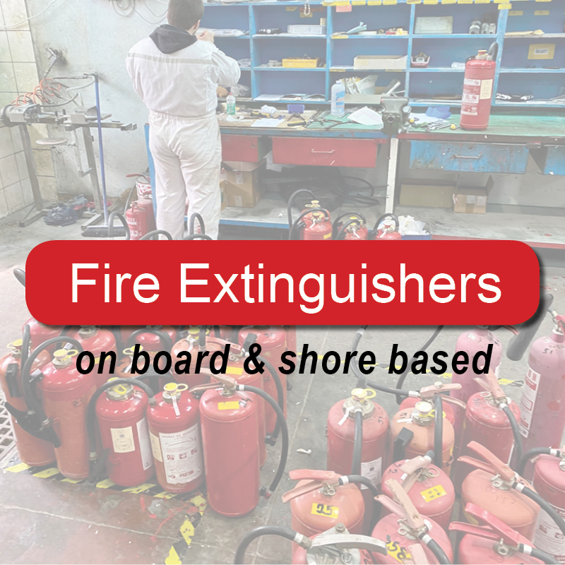 Fire extinguishers - on board & shore based image