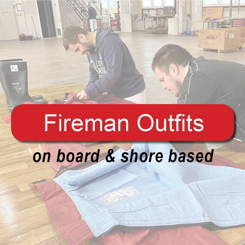 Fireman outfits  - on board & shore based image