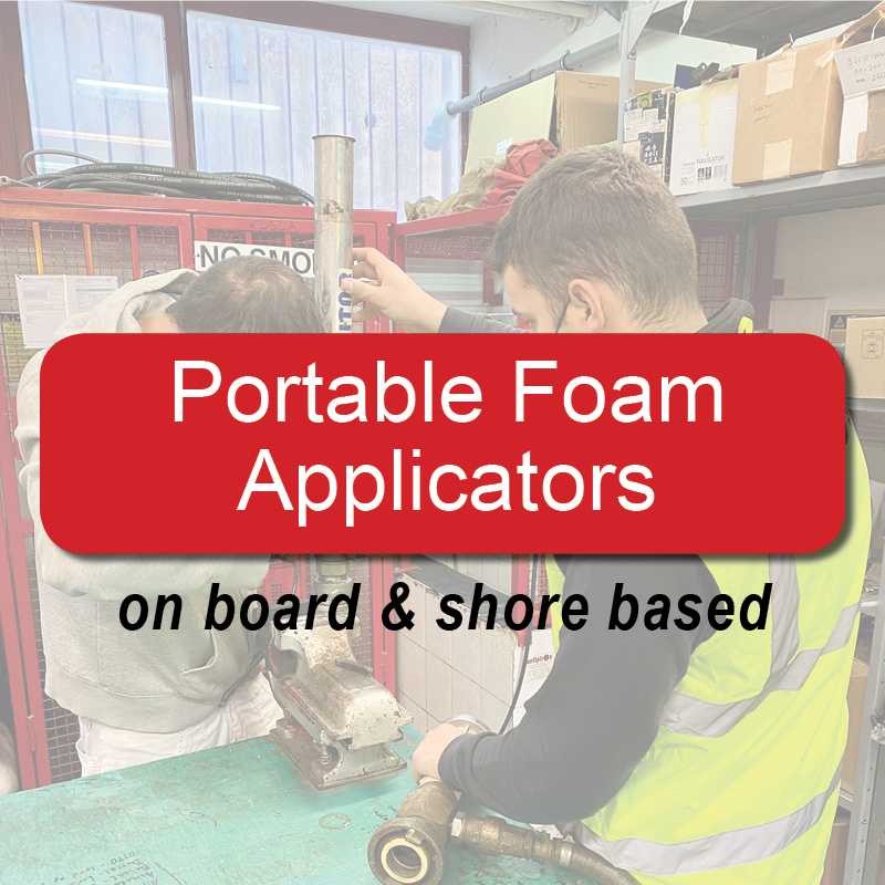 Portable foam applicators  - on board & shore based image