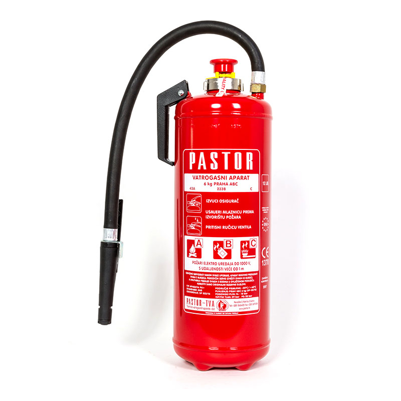 Pastor Fire Extinguisher Dry Powder with int. Cartridge image